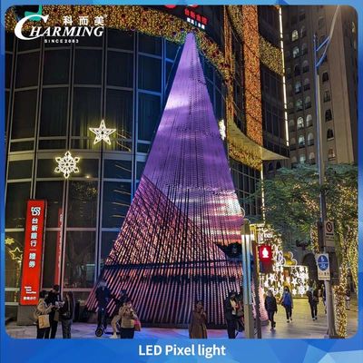 IP65 Luar Waterproof Bangunan Elevation Pixel Light Dengan Warna Tampilan RGB