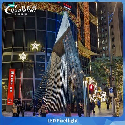 Lampu Pixel LED SMD3535 Lampu Luar Ruangan Dekorasi Dinding Eksterior Pencahayaan Panggung Kontrol Independen Pixel
