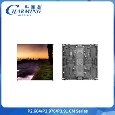 Layar Tampilan LED Luar Ruangan P3.91 IP65 7680Hz Kabinet 500*500mm SMD1921 Layar Iklan Digital Tampilan Luar Ruangan