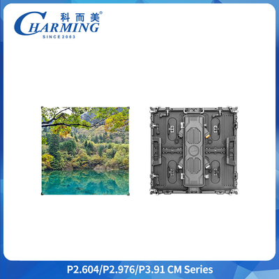 Layar Tampilan LED Sewa Luar Ruangan P3.91 IP65 7680Hz Kabinet 500*500mm SMD1921 Warna Penuh