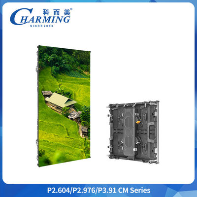 Tampilan LED Luar Ruangan Tahan Air IP65 Paduan Aluminium 6.4KG P2.6 P2.98 P3.91