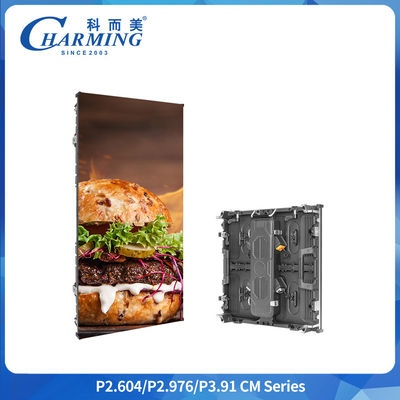 Kabinet Tampilan LED Sewaan Luar Ruangan IP65 Ultra-Ringan P2.98 P3.91