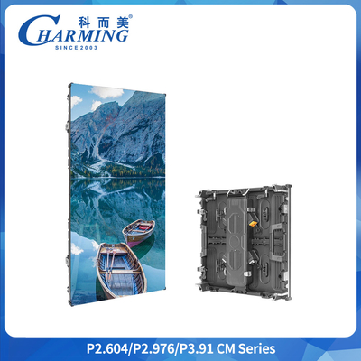 P3.91 500x1000mm Tampilan Sewa Dinding Video LED Paduan Aluminium