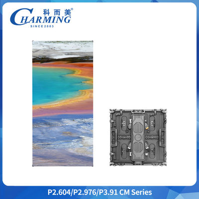 Layar Dinding Video LED Dalam Ruangan Seri CM IP42 Tingkat Penyegaran Tinggi Paduan Aluminium P2.604/P2.976/P3.91 Layar Iklan