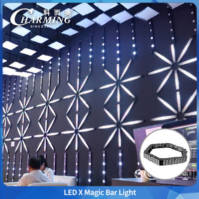 Produk menawan untuk tempat rekreasi dan hiburan LED X Magic Bar Desain modular LED X Magic Bar RGB LED Pixel Bar Untuk acara hiburan