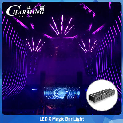 Produk Menawan yang Dapat Dipasang di Dinding LED X Magic Bar Untuk Acara Hiburan Desain Modular Produk Menawan LED X Magic Bar RGB LED Pixel Bar