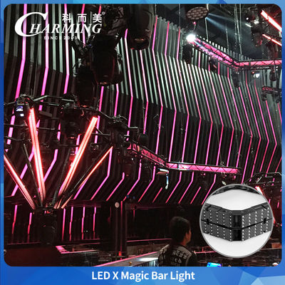Mudah Dibongkar Dan Dirakit Untuk Panjang Berbeda Produk menawan LED X Magic Bar Desain Modular Produk menawan LED X Magic Bar RGB LED Pixel Bar Untuk Acara Hiburan