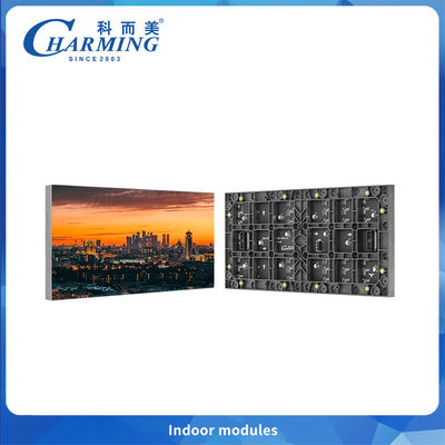 Modul LED Indoor P1.86 320x160mm Hemat Energi Pemasangan Tetap di Dinding untuk Periklanan