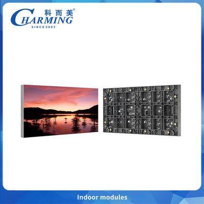 Dengan Ultra-Flat LED Indoor Module Finish Magnetic Front Mounting Untuk Visual Berkinerja Tinggi