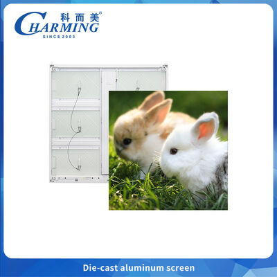 Tampilan LED luar ruangan dengan kabel tersembunyi P6 dipasang tetap untuk iklan dengan kecerahan tinggi dari pabrik China