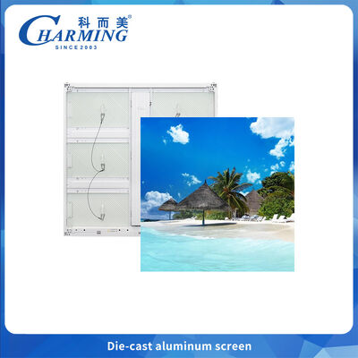 P6 Iklan Luar 6500 CD/m2 Kecerahan Led Video Wall Waterproof untuk Pool Game Panel