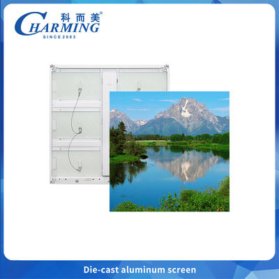 P6.66 Penyewaan Layar LED Luar Ruangan Dengan Arc Splicing & Kecerahan Tinggi Lebih dari 6000 Cd/M2 Korosi-Resistant