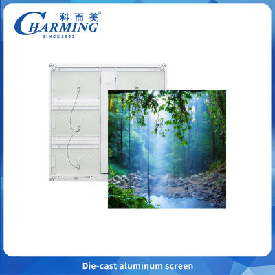Ultra Thin 3D External 14Bit Panel P6 Led Screen untuk Iklan Luar Bangunan