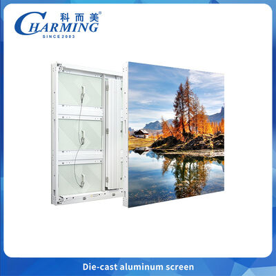 Die-Cast Aluminium Outdoor LED Display P4.44 Dengan IP65 Waterproof Untuk Highway Signage& iklan
