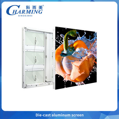 960x960mm Die-casting layar aluminium P6 outdoor Led Board untuk instalasi tetap iklan