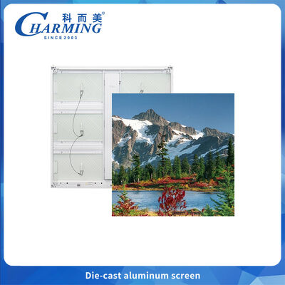 960x960mm Die-casting layar aluminium P6 outdoor Led Board untuk instalasi tetap iklan