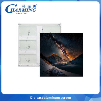 IP65 Outdoor Die-Cast Aluminium LED Display P4.44-P10 Bagian Depan/Back Maintenance Ultra Light 25kg/Kabinet