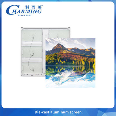 Layar LED luar P10 yang paling baru dengan kontras tinggi & 90° Corner Splicing, IP65