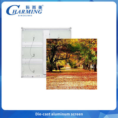 Layar LED Aluminium Die-cast Luar Ruangan Pemasangan Tetap dengan Tahan Air IP65, Efisiensi Energi 220W/m², dan Kecerahan 6500 CD/m²