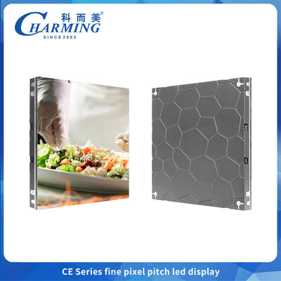 IP40 Aluminium Alloy Cabinet Small Pitch P1.86/P2.5 7680HZ Indoor Led Screen Display Penggunaan untuk ruang pertemuan