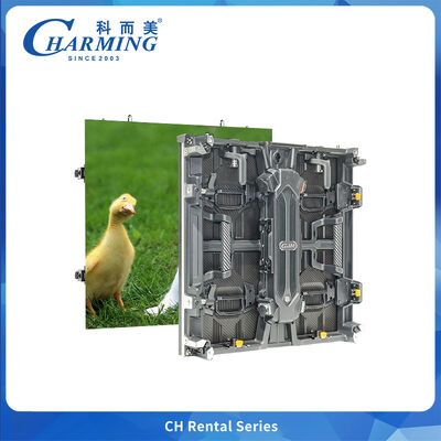 IP65 Multiple Installation Outdoor P3.91 Kabinet Curved/Flexible/Right Angle untuk Tahap