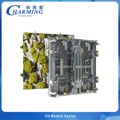 IP65 Outdoor LED Screen Cabinet 500x500mm 15m Tinggi Angkat Pemeliharaan Depan untuk Stage Sewa