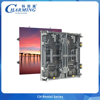 Fleksibel Indoor LED Screen CH-E Series SMD1515 Curved 7680Hz 600-800cd/m2 IP42 Pemeliharaan Depan