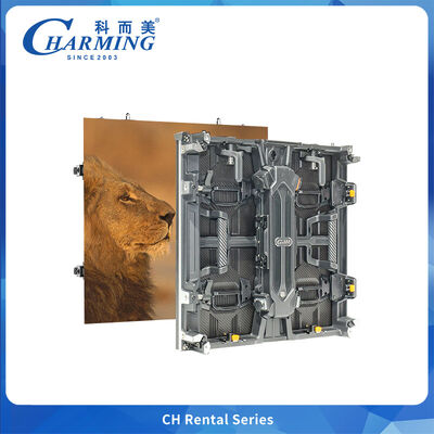 IP65 Multiple Installation Outdoor P3.91 Kabinet Curved/Flexible/Right Angle untuk Tahap