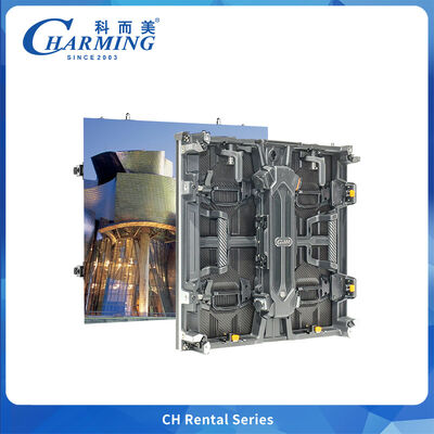 Layar LED Luar Ruang Fleksibel Diameter P3.91 Min 1.27m Silinder IP65 Waterproof untuk Tahap Kreatif