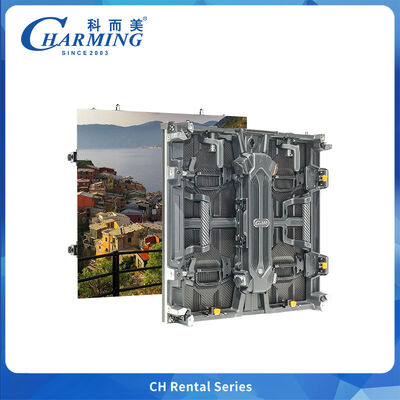 IP65 Outdoor LED Video Wall CH Series 500x500mm Ringan 7,9kg Pemeliharaan Depan / Belakang untuk Sewa Panggung