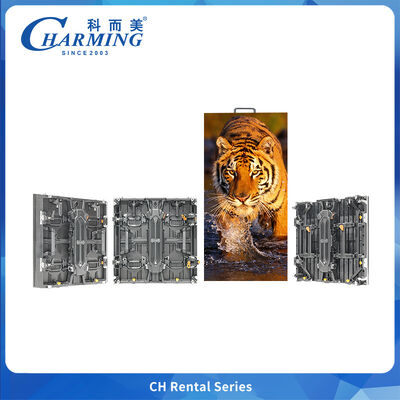 Creative Shape Outdoor LED Display P3.91 Curved Flexible Right-Angle Cabinet 7680Hz untuk Festival Konser