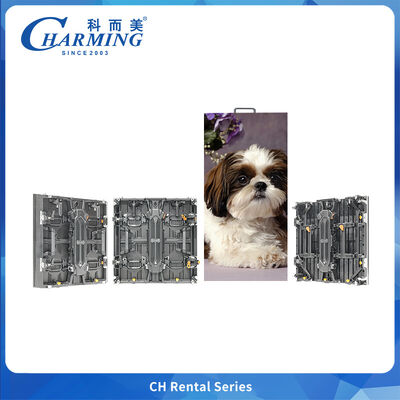 7680HZ Luar P3.91 Lemari melengkung/fleksibel/sudut kanan dengan modul pegangan untuk tahap