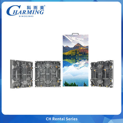 IP65 Outdoor LED Video Wall CH Series 500x500mm Ringan 7,9kg Pemeliharaan Depan / Belakang untuk Sewa Panggung