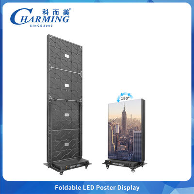 Layar LED Lipat Hemat Ruang P1.86 P2 P2.5 Tampilan Volume Kemasan 25% Lebih Sedikit untuk Panggung Sewaan