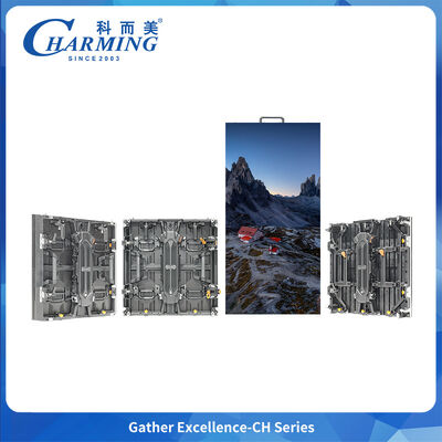 Penjualan Hot Indoor LED Display Screen Full Color Menghemat Kecerahan Resolusi Custom
