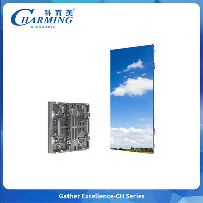 Rental LED Display with Quick Lock Mechanism and Lightweight Frame Facilitating Fast Setup and Dismantling at Event Sites