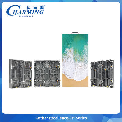 Tampilan LED Luar Ruang High-Refresh Aluminium Cast, IP65, 3500+ CD/m2