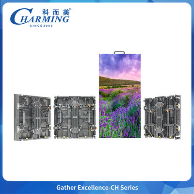 CH Series Outdoor LED Screen ∙ 84mm Ultra-Thin∙ 3-in-1 Fleksibel/Lengkung/Lapisan∙ 15m Hoisting