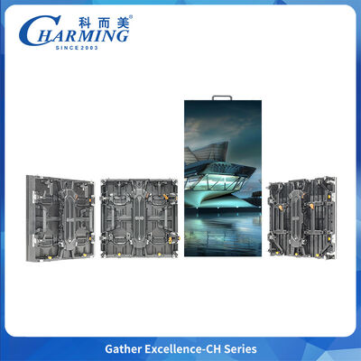 Tampilan LED Luar Ruang High-Refresh Aluminium Cast, IP65, 3500+ CD/m2