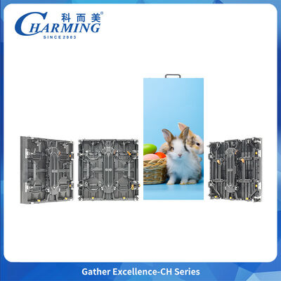 Dinding LED Luar Ruangan Seri CH – Kabinet Aluminium Die-Cast Ultra Tipis & Ringan dengan Perawatan Depan