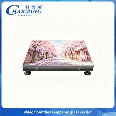 7680Hz Tempered Glass Cover and Potting Process Dance Floor Wear-resistant untuk Pernikahan