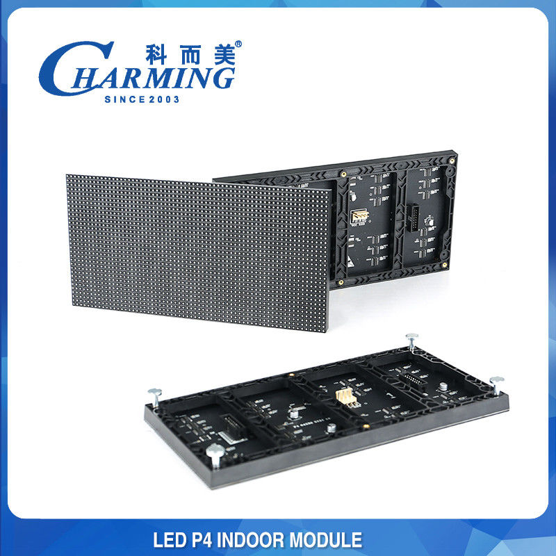 Desain Baru P4 Rgb Led Panel 256x128mm Indoor Background Led Module 3840Hz Lossless Image Quality Digital Display Screen Untuk Retail Stage Church Video Wall