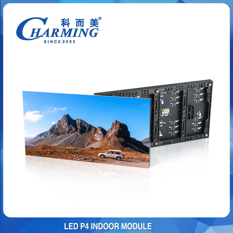 PANTALLAS CHARMING PARA PROMOSI EXTERIOR P4 256X128MM PANEL SCREENS 3840HZ INDOR ADVERTISING BOARDS MODULES SMD 2020 STANDARD LED VIDEO WALLS Display