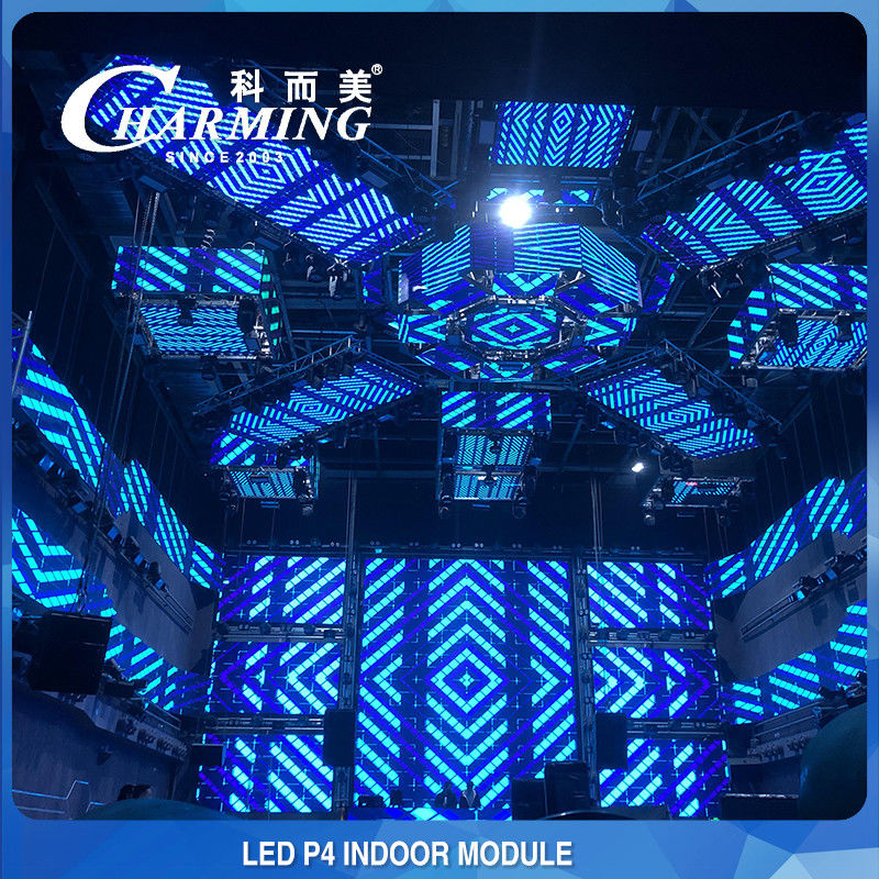 Modul Tampilan LED Dalam Ruangan 1000CD / M2 P4 3840Hz Untuk Klub Bar Pameran