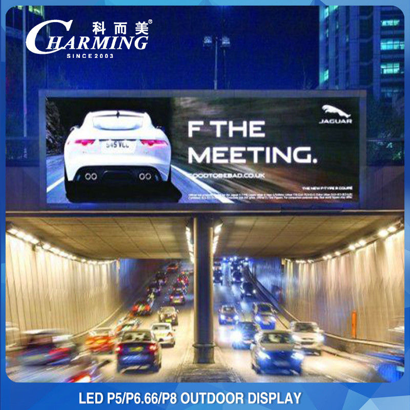 Tampilan LED Luar Ruangan P10 Penuh Warna Layar Besar LCD 960*960 Dinding Billboard