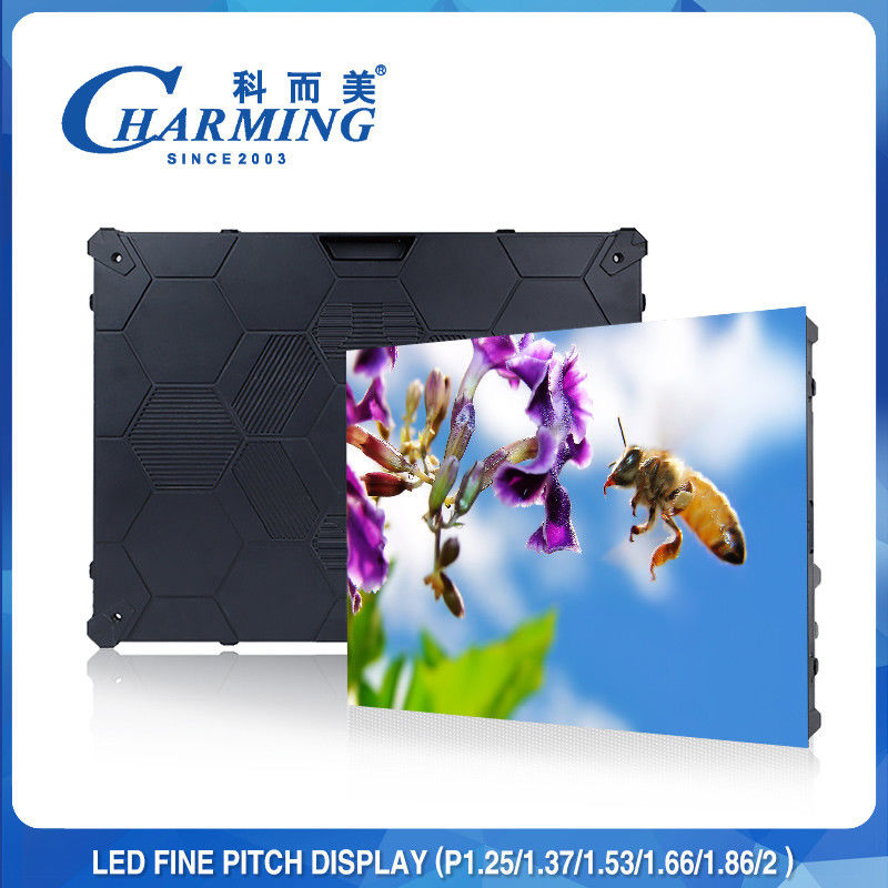 P2.5 Layar Led Ultra Tipis, Layar LED Tetap Aluminium Dalam Ruangan 4K Diecast