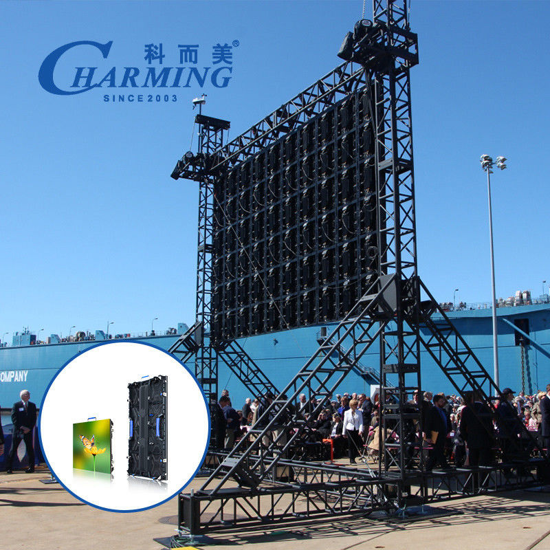 P3.91 Sewa Panel LED IP65 3840 High Refresh Untuk Acara Luar Ruang Konser panggung