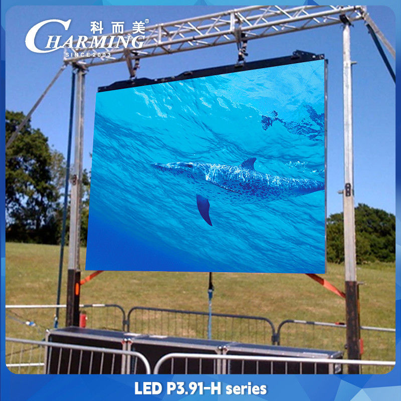 8K Rental P3.91 IP65 Front Service LED Video Wall Screen Dengan Kecerahan 4500CD/M2