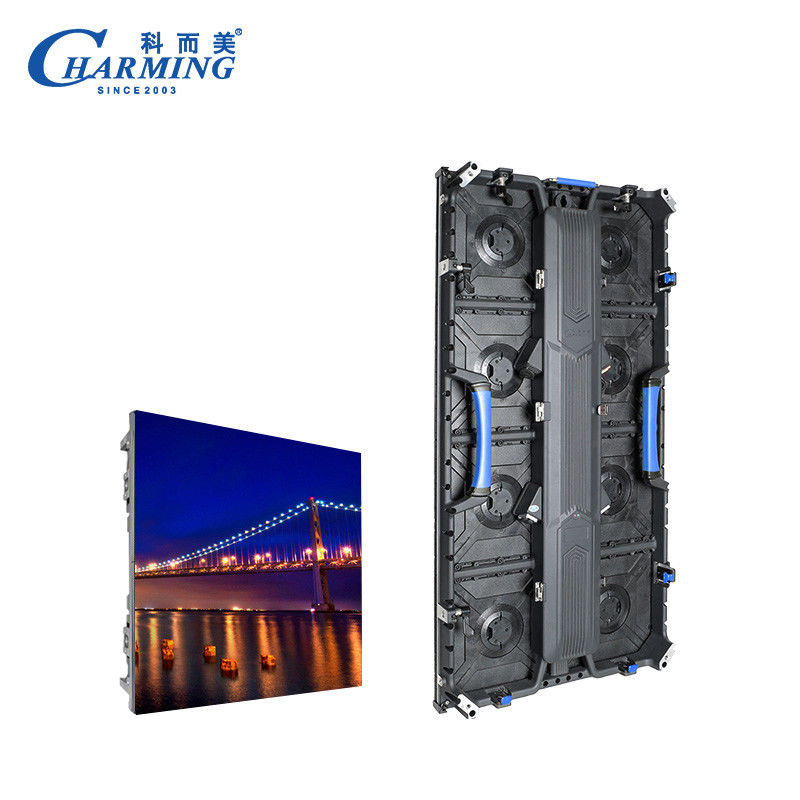 Lemari Sewa Tetap P2.98 K-series Outdoor Display 3840Hz Dengan Bahan Alloy Aluminium