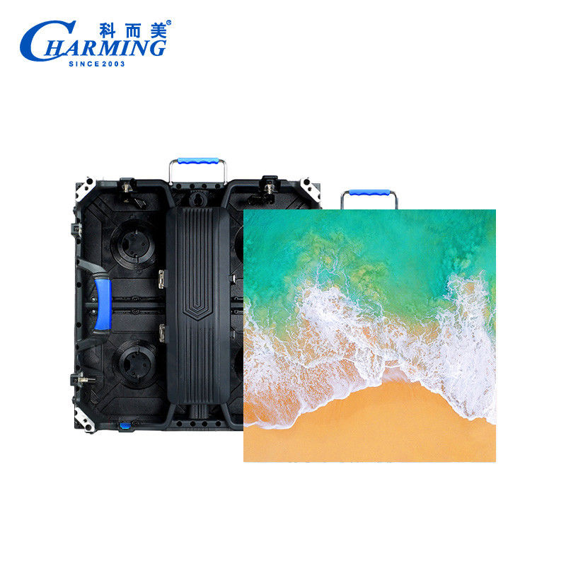 Full Color Hd LED Screen P3.91 Video Dengan Die Casting Aluminium Cabinet Untuk Iklan
